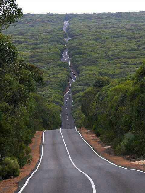 Avustralyada bir yol..    Kaynak