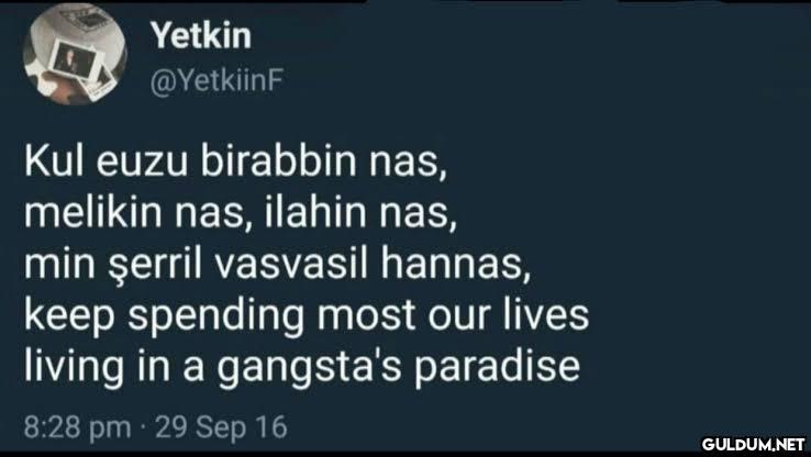 Yetkin @YetkiinF Kul euzu...