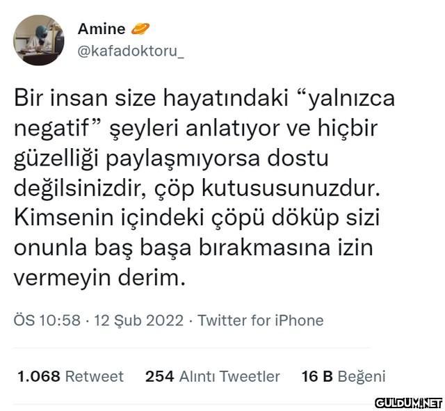 Amine @kafadoktoru_ Bir...