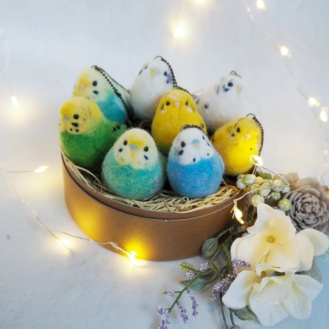Cute needle felted birbs 📸...