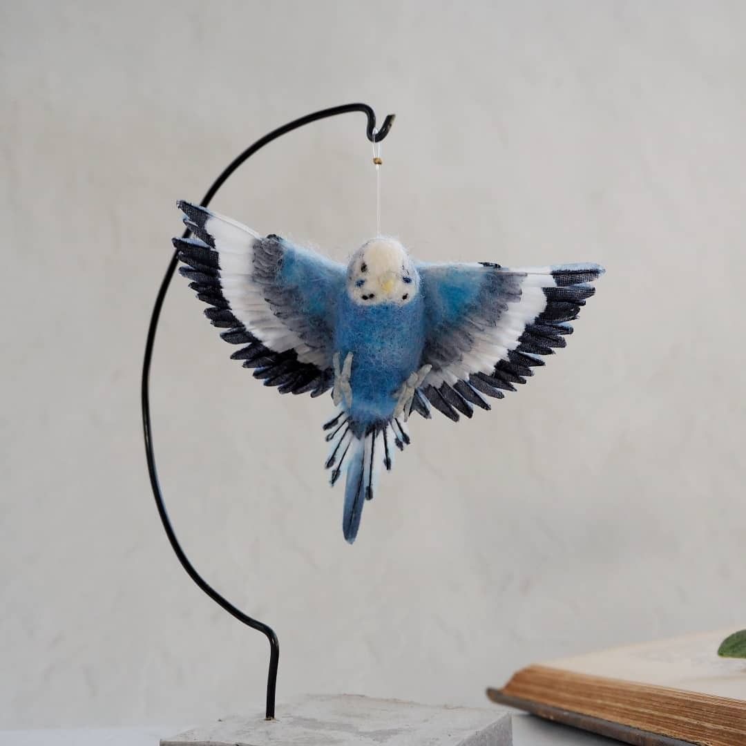 Cute needle felted birbs 📸...