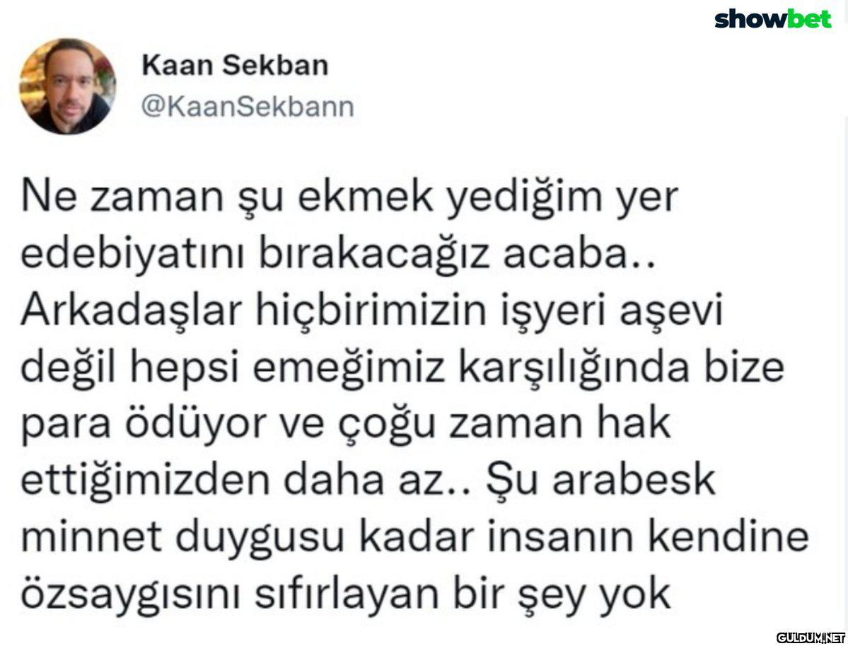 showbet Kaan Sekban...