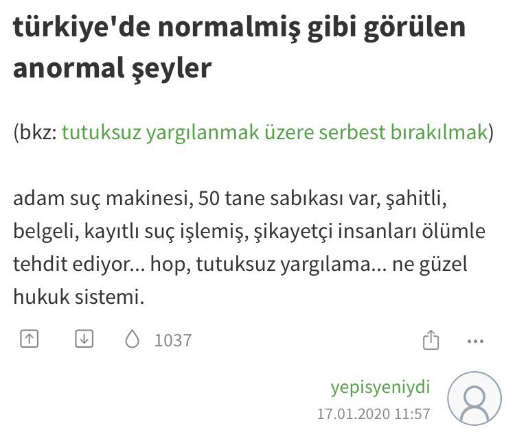 türkiye'de normalmiş gibi...