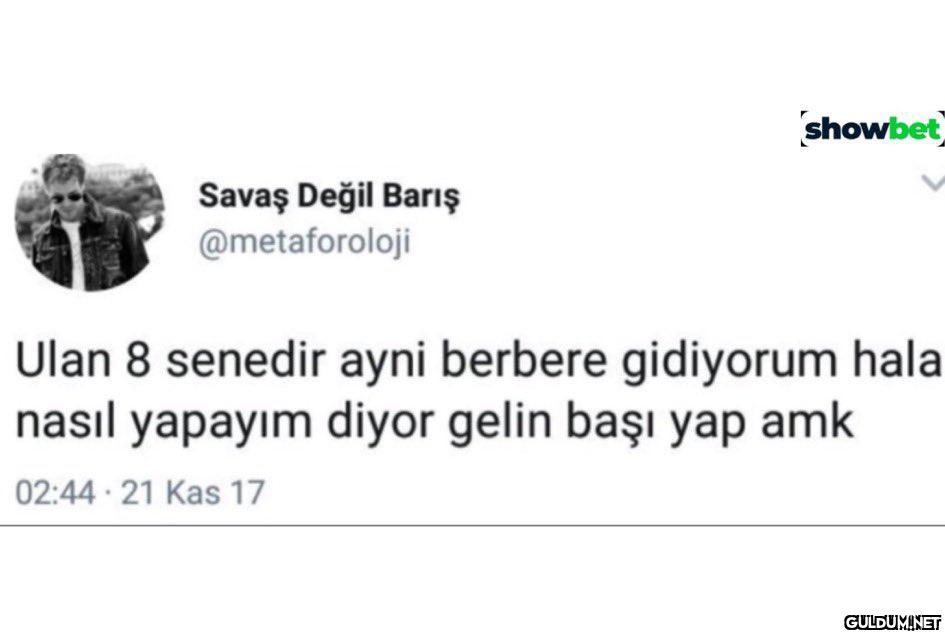 showbet Savaş Değil Barış...