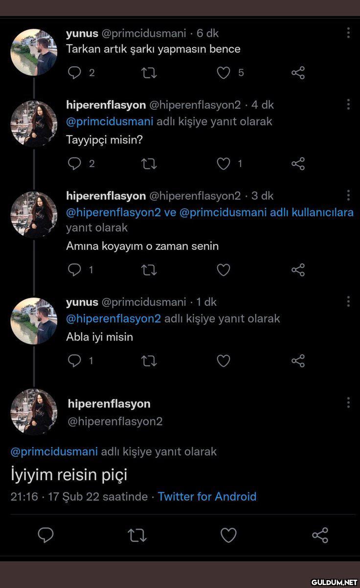Gecenin gerginlik düzeyi  ...
