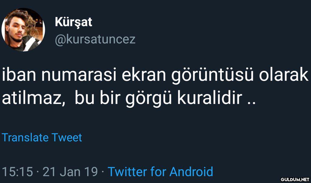 Kürşat @kursatuncez iban...