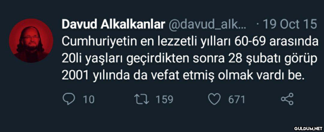 Davud Alkalkanlar...