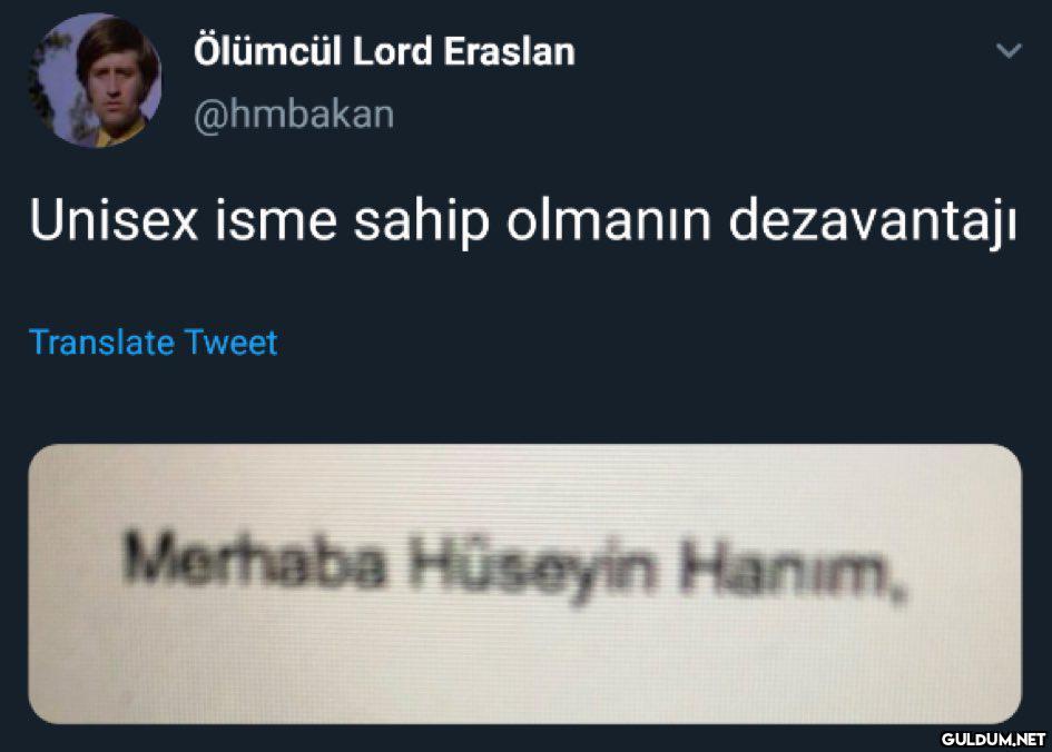 Ölümcül Lord Eraslan...