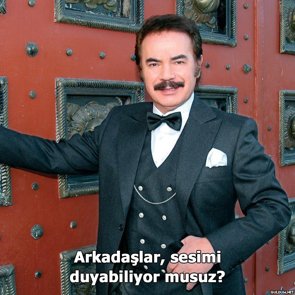 Arkadaşlar, sesimi...