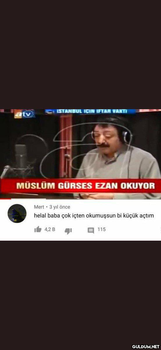 CIISTANBUL IÇIN IFTAR...