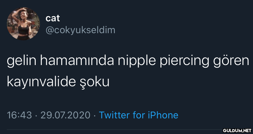 cat @cokyukseldim gelin...