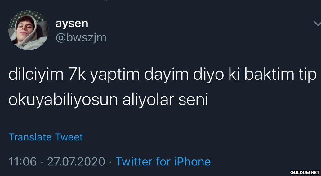 aysen @bwszjm dilciyim 7k...