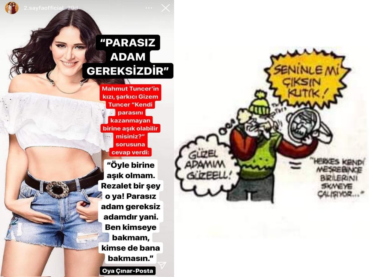 Tabi ki paralı adama aşık...