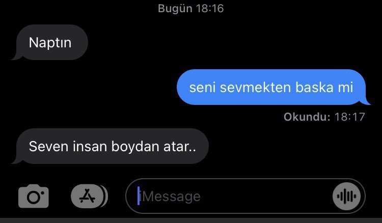 Bugün 18:16 Naptın seni...