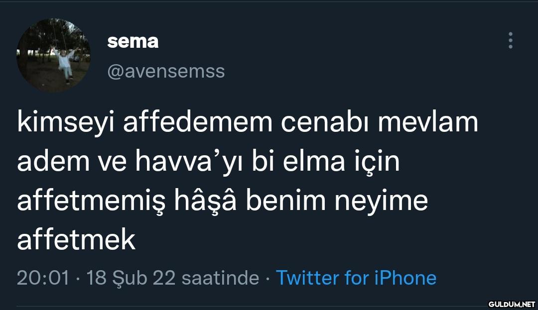 sema @avensemss kimseyi...