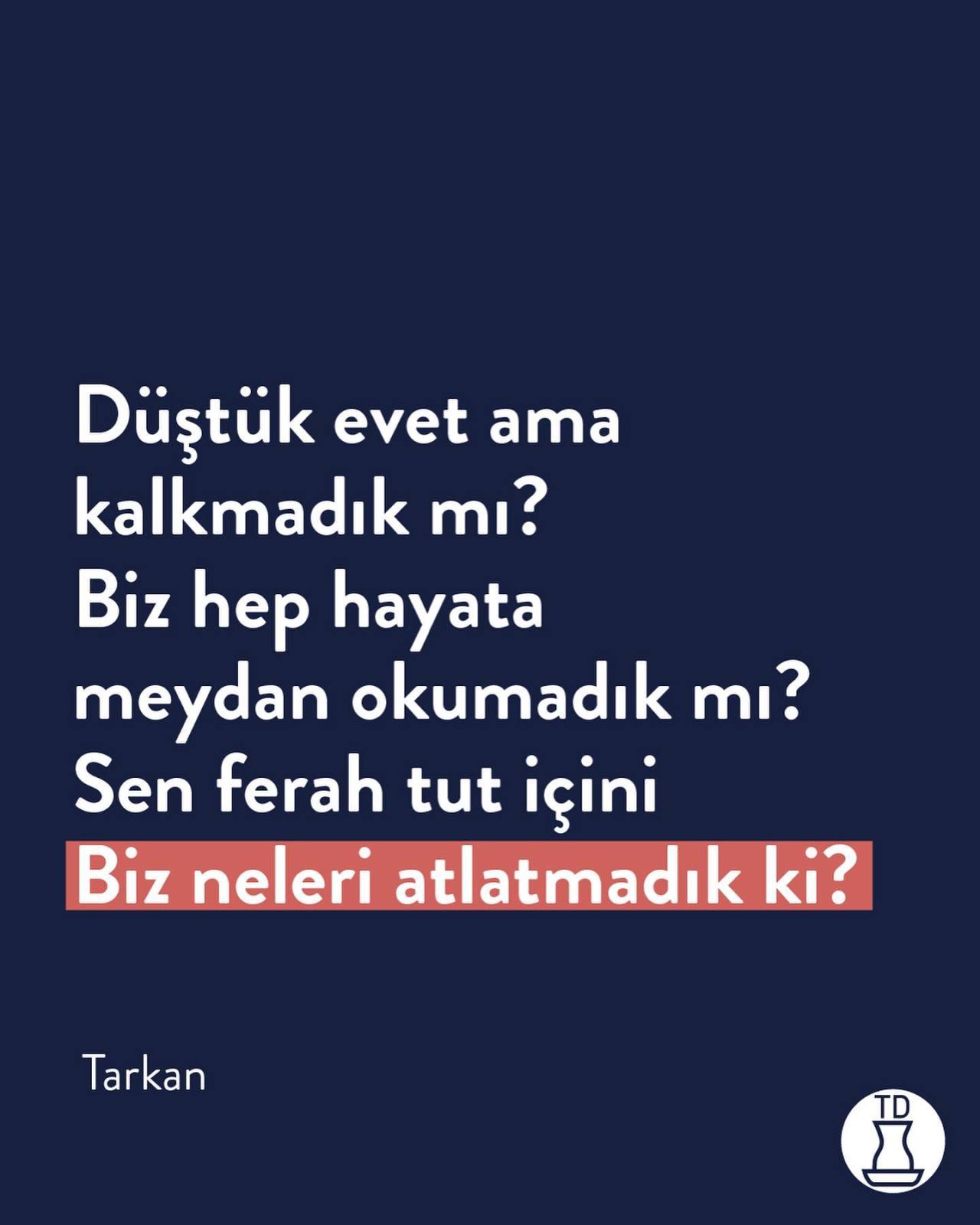 Teşekkürler Tarkan 👏👏 Bize...