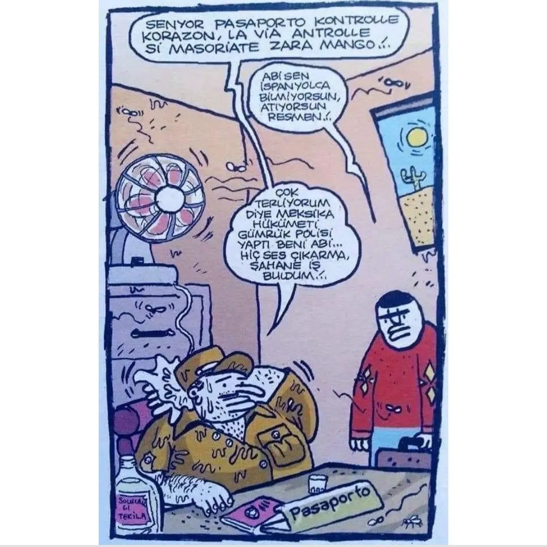 Çok terleyenler, gümrük...