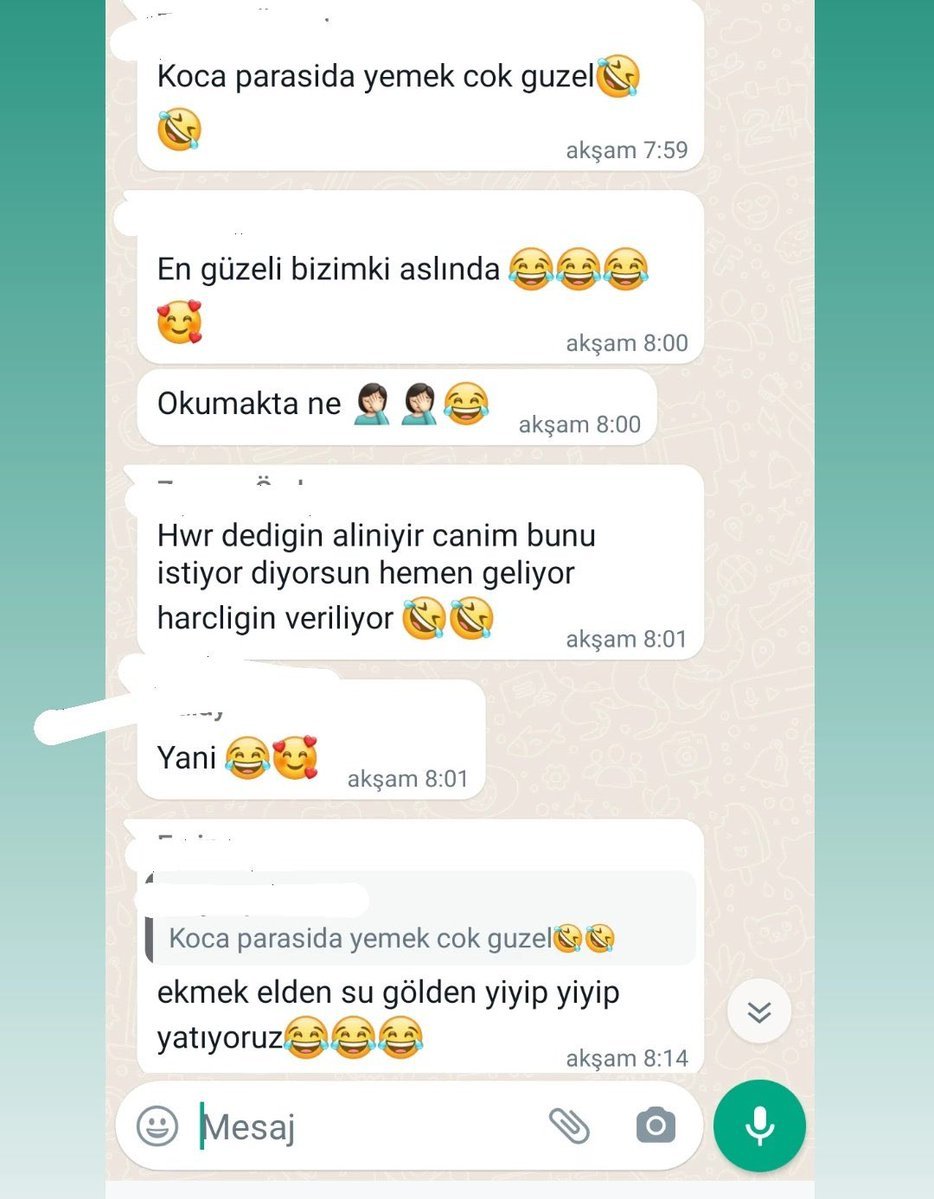 harçlık mı    Koca...