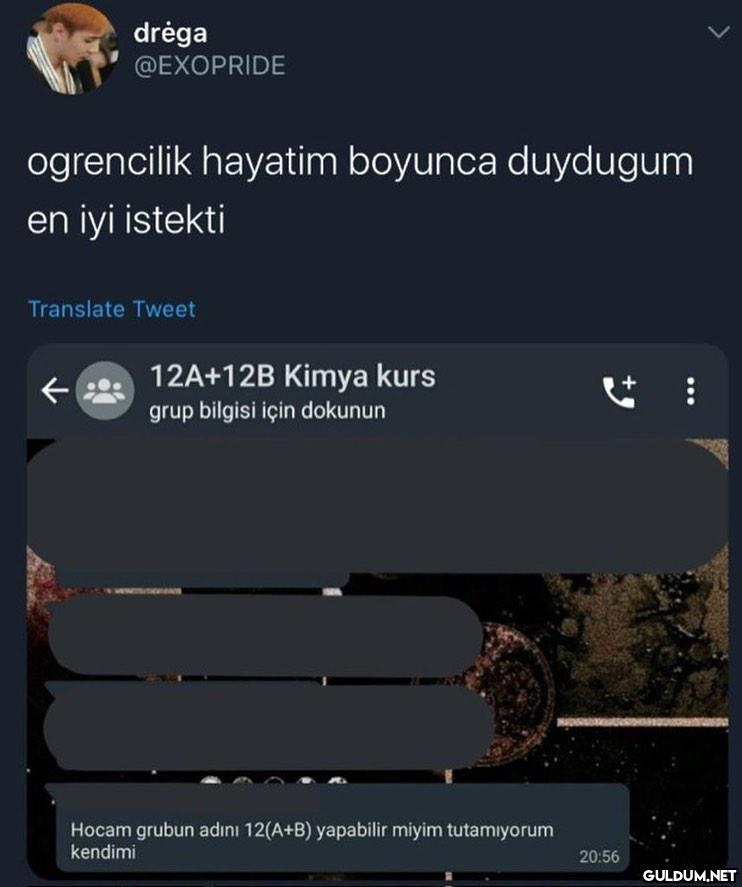 drėga @EXOPRIDE ogrencilik...