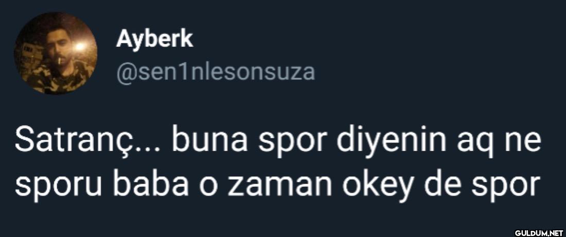 Satranç... buna spor...