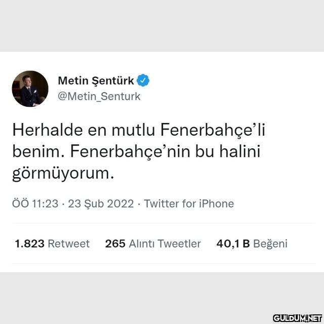 Metin Şentürk...