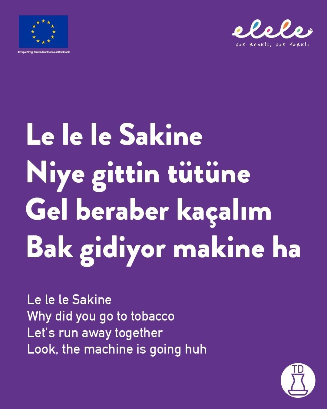 Kısa adı “elele” olan,...