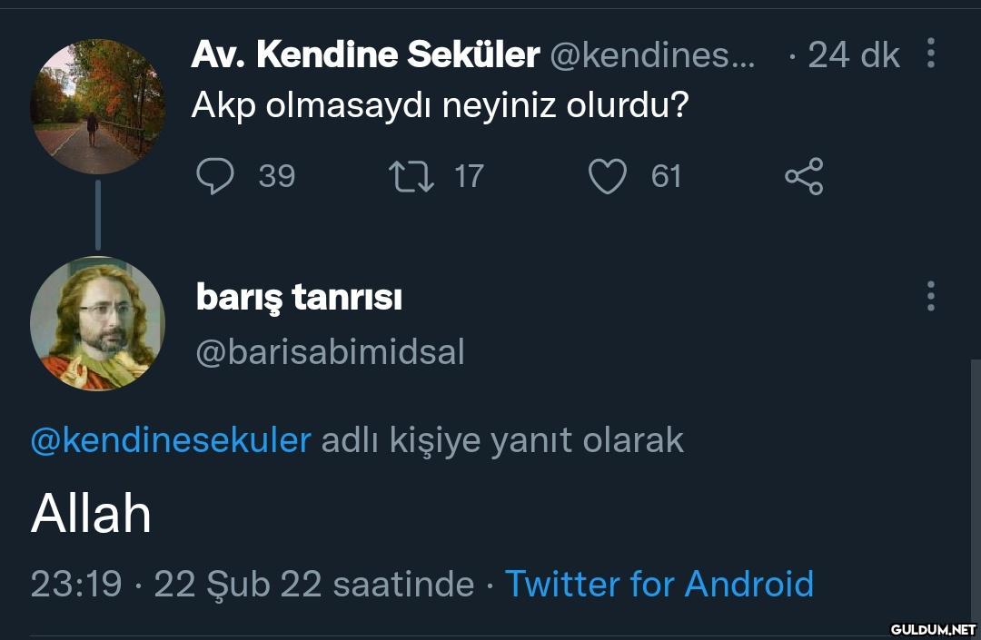 Av. Kendine Seküler...