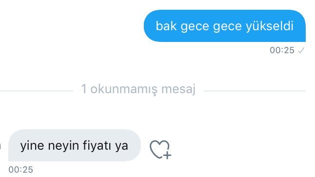 bak gece gece yükseldi...