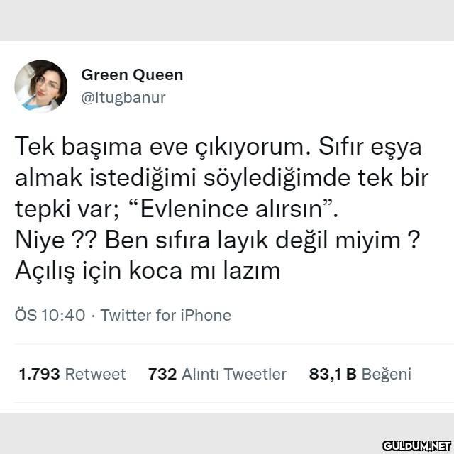 Green Queen @ltugbanur Tek...