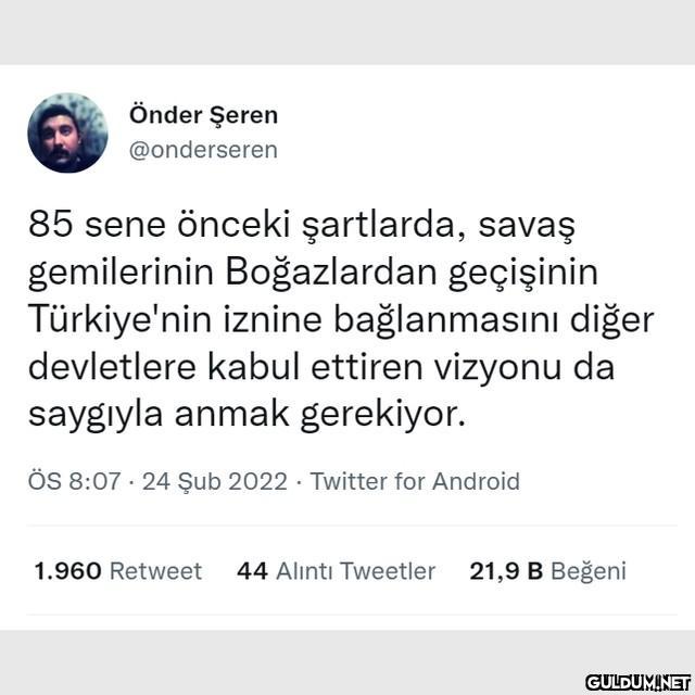 Önder Şeren @onderseren 85...