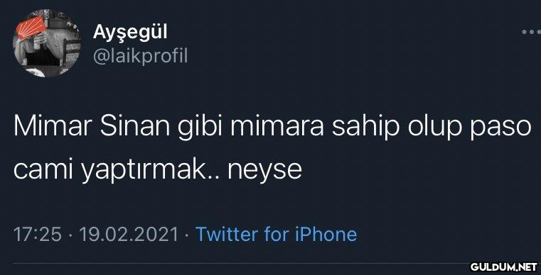 Ayşegül @laikprofil Mimar...