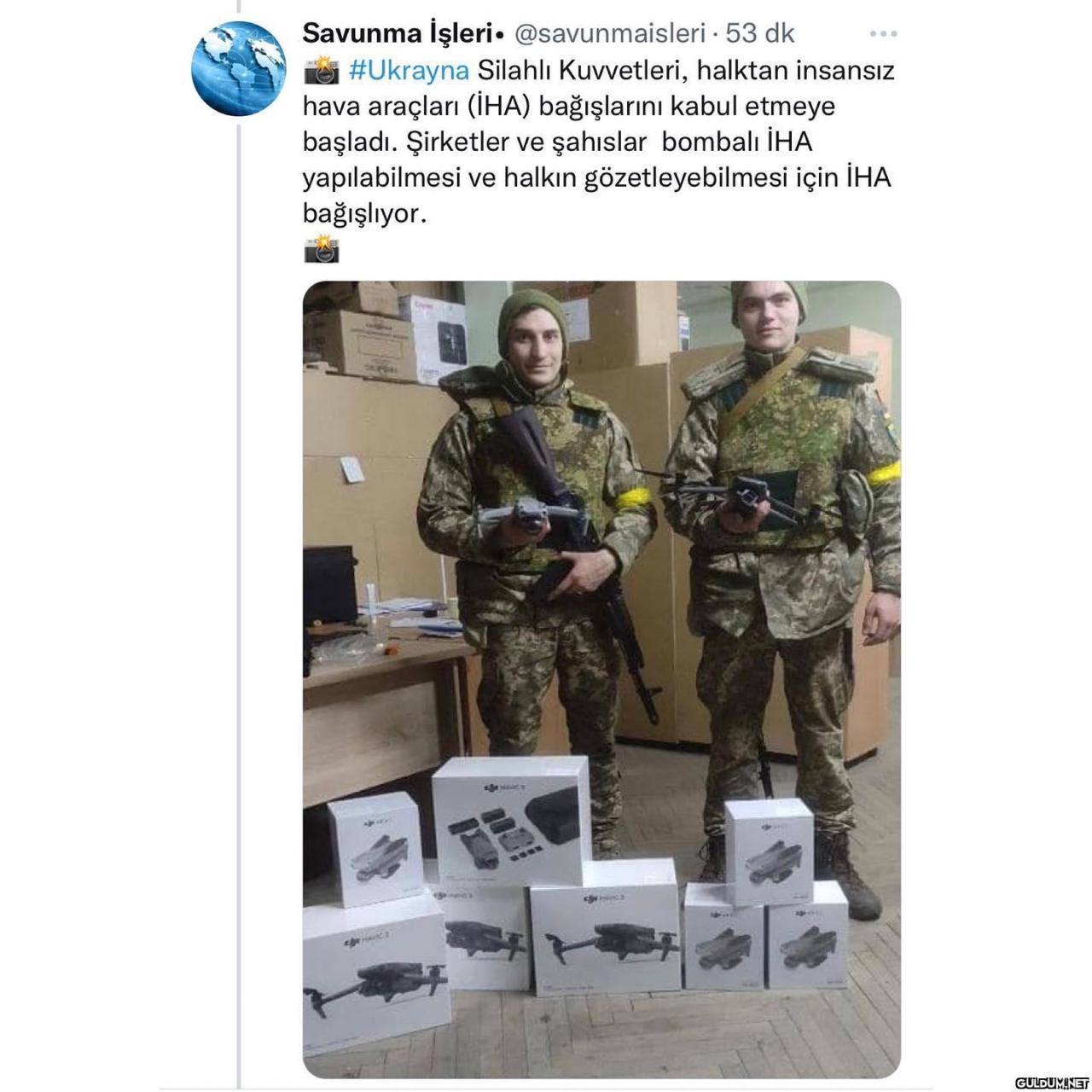 Affet kardeşim güldük sana...
