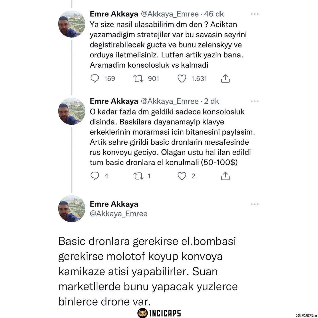 Affet kardeşim güldük sana...