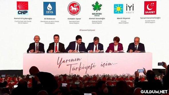 6 muhalefet partisi lideri...