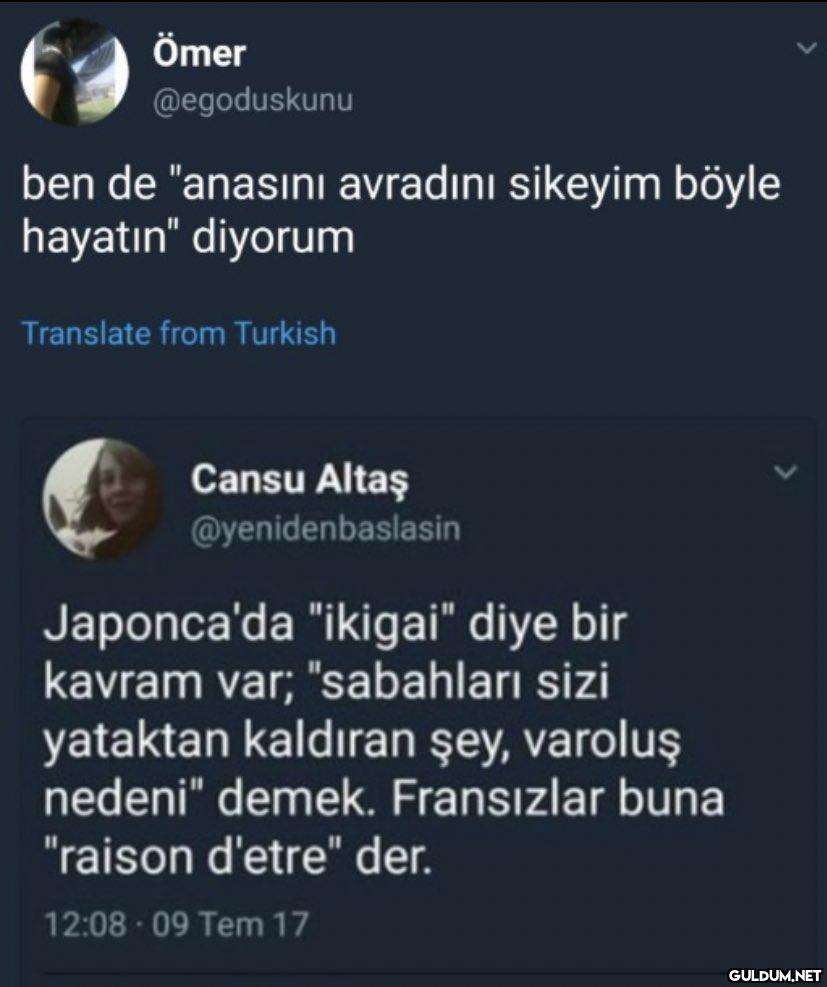Ömer @egoduskunu ben de...