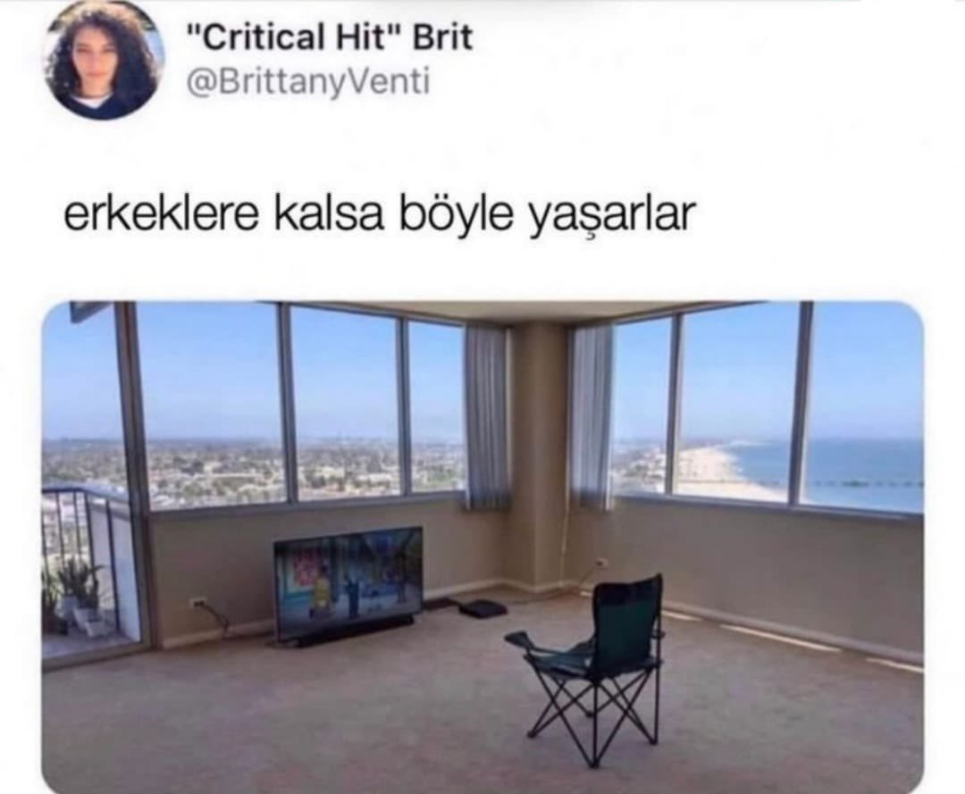 Sandalye abartı olmuş yere...