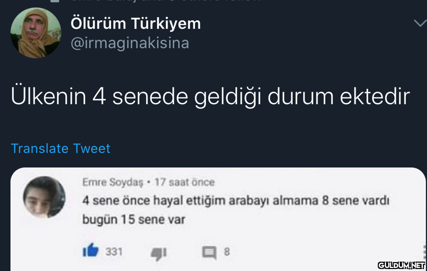 Ölürüm Türkiyem...