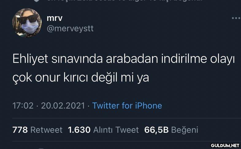 mrv @merveystt Ehliyet...