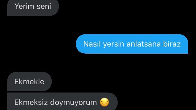 Yerim seni Nasıl yersin...