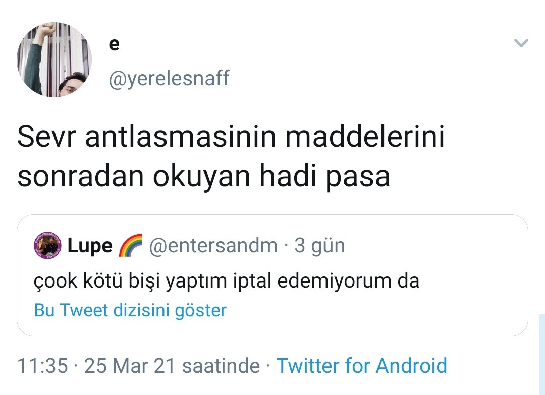 e @yerelesnaff Sevr...