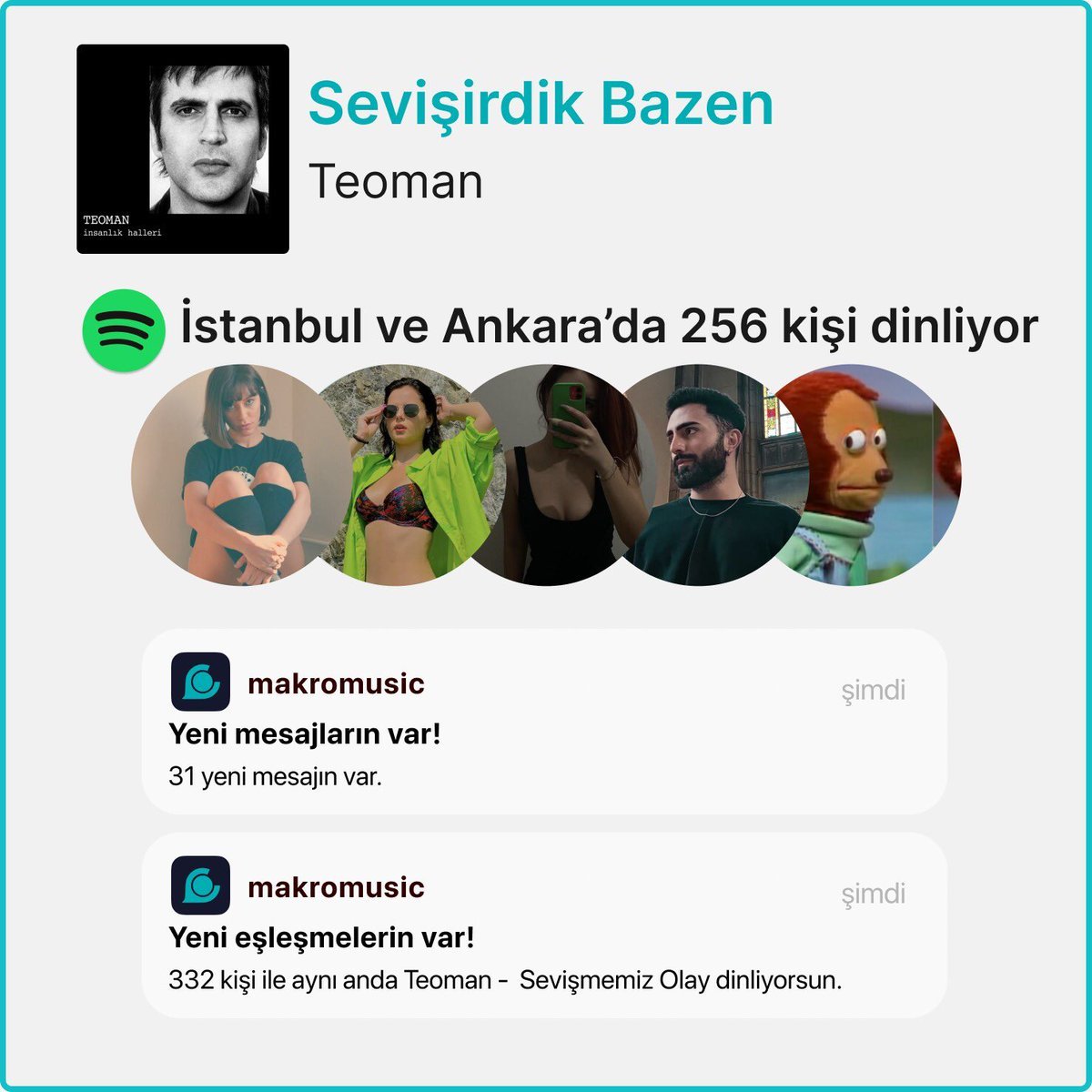 yine biz hariç herkes...
