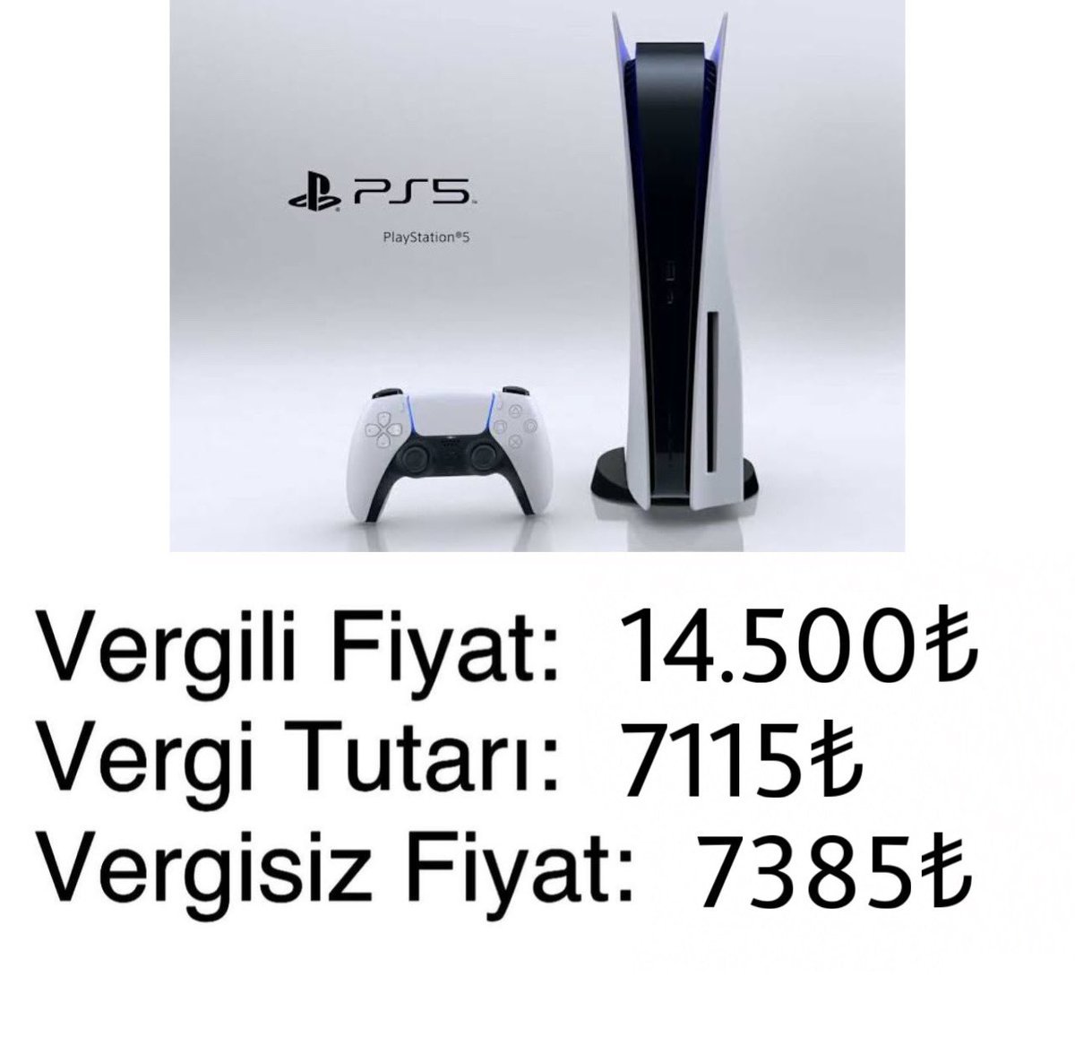 Playstation 5'in vergisiz...