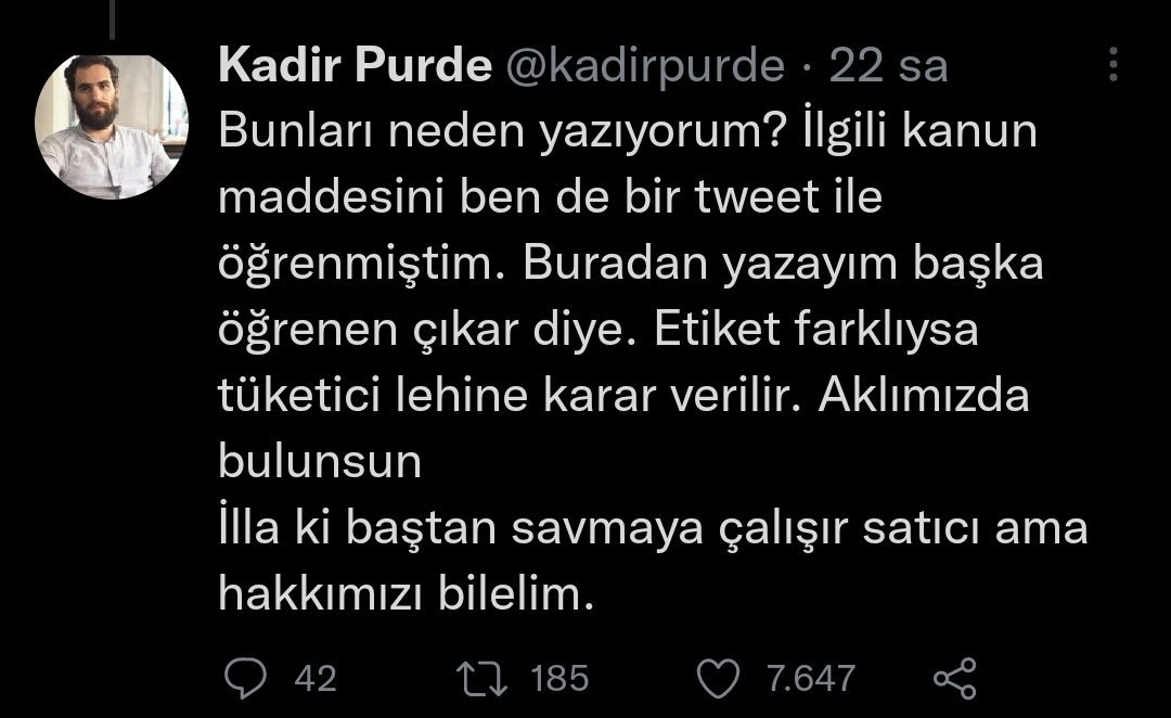 İşte budur... Haklarınızı...