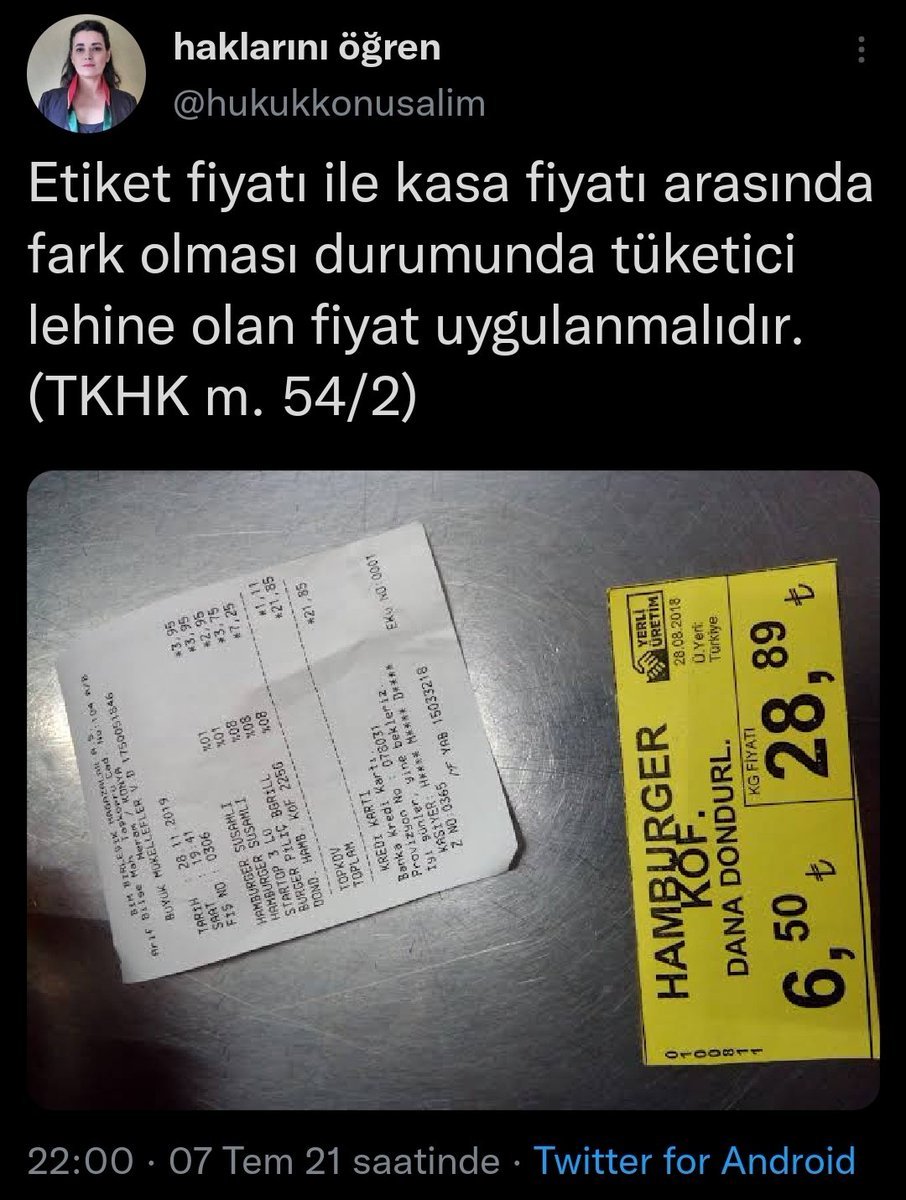 İşte budur... Haklarınızı...