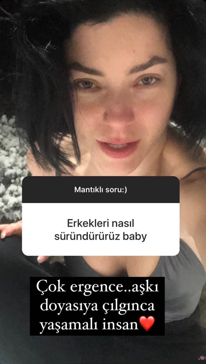 Bu kadına sıyırdı falan...