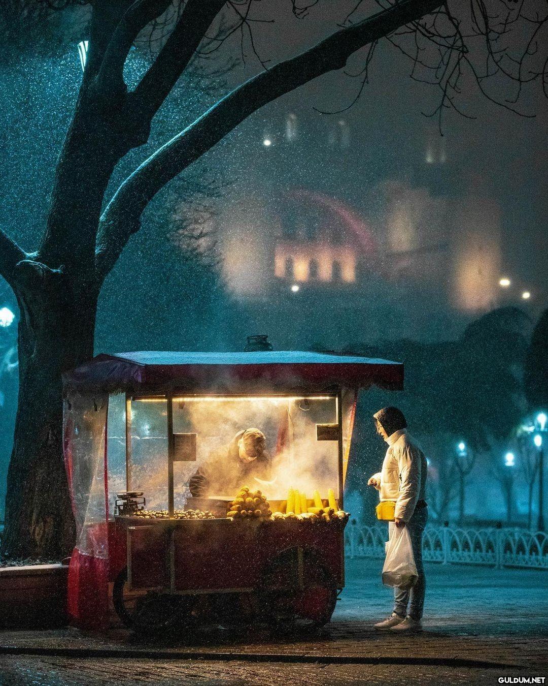 Ayasofya, kar, kestane [📷...