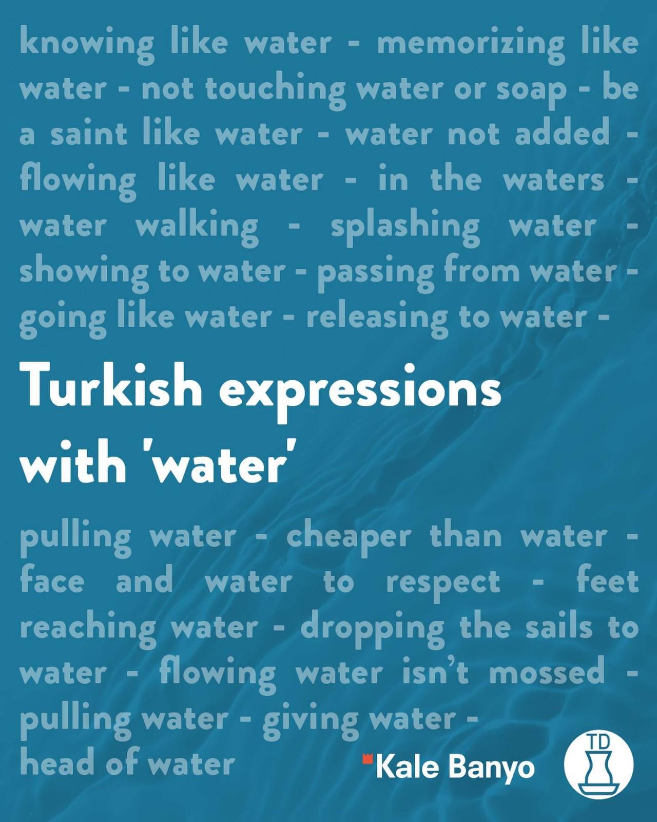 Susuz bir hayatı hayal...
