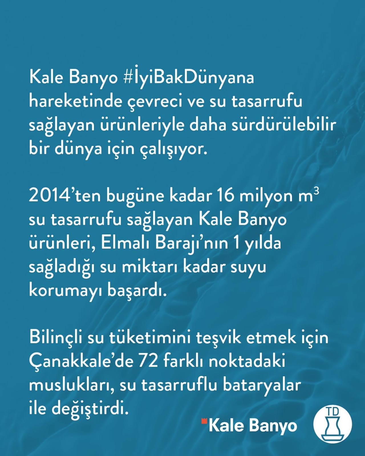 Susuz bir hayatı hayal...