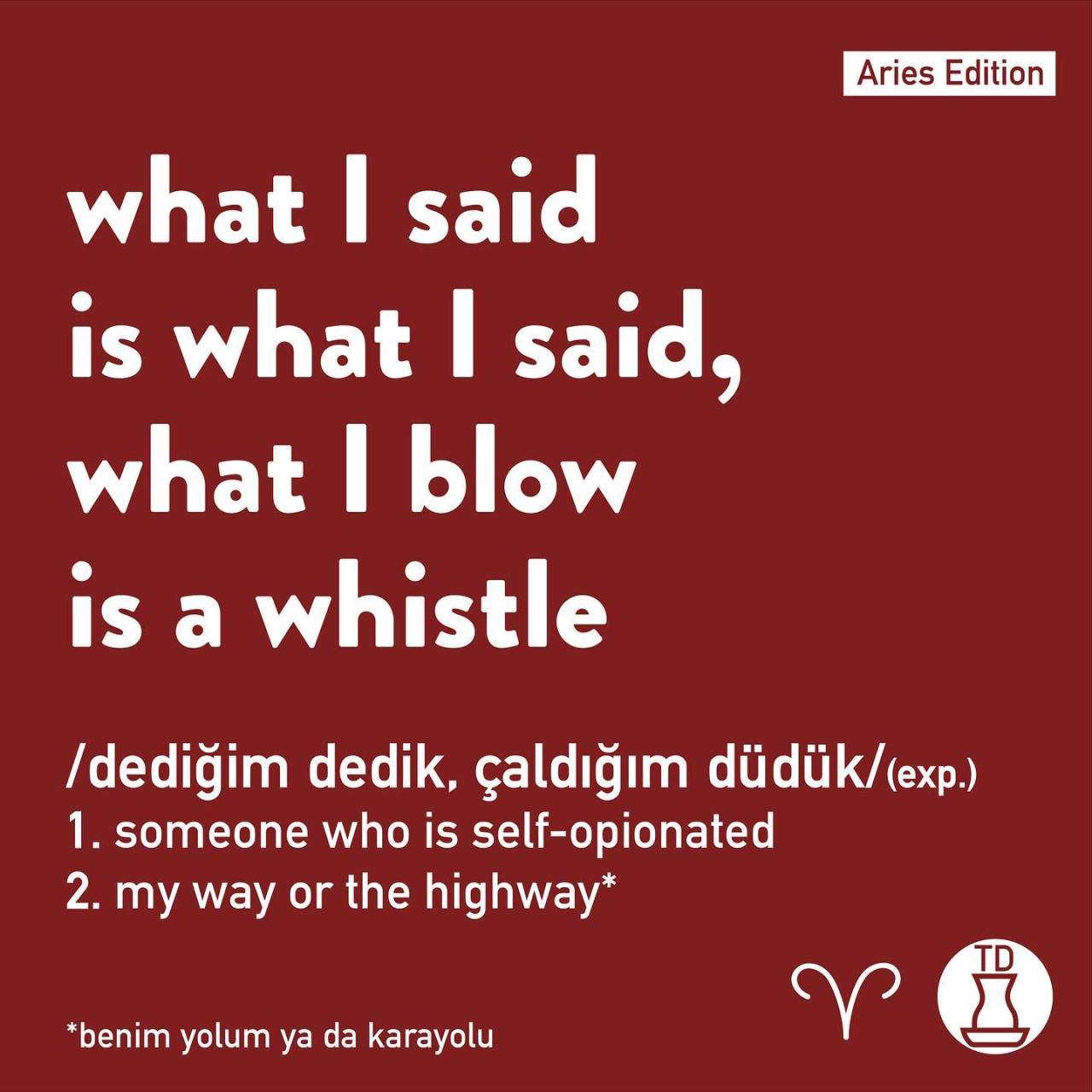 Koç insanları için...