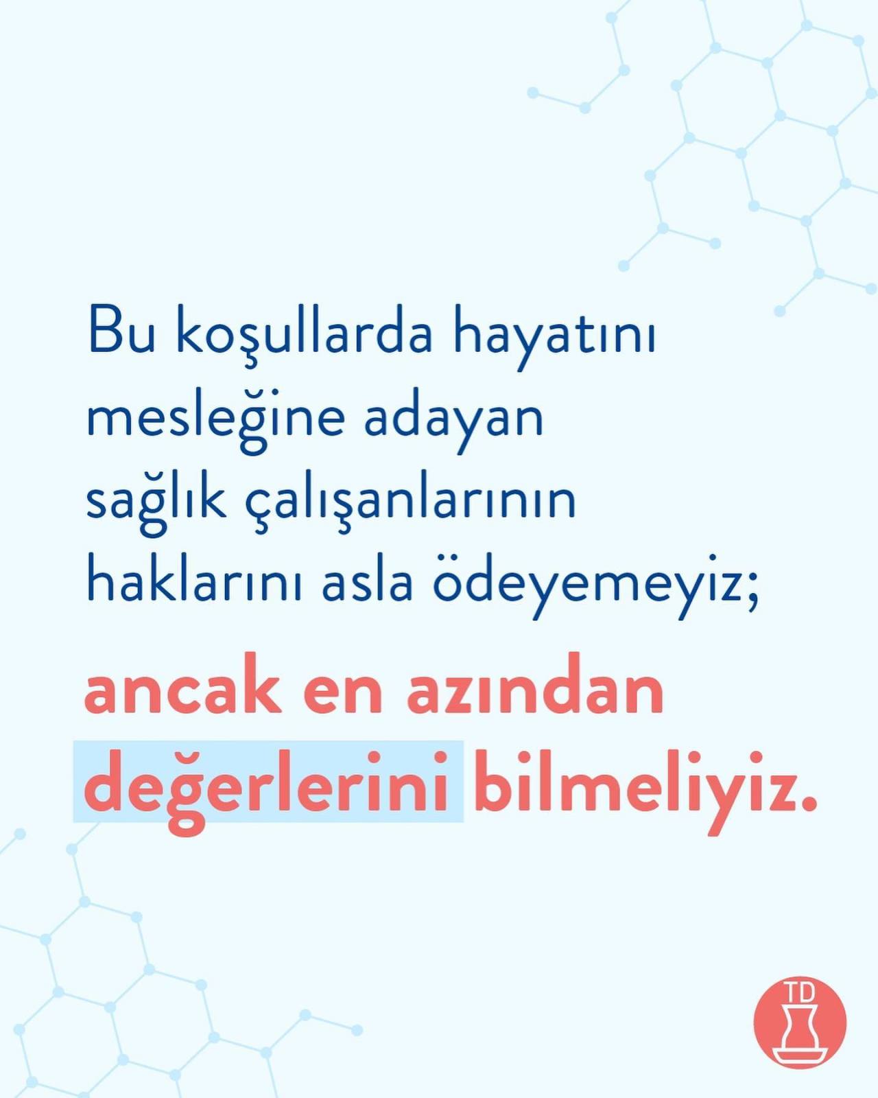 Hekimlerin ve tüm sağlık...